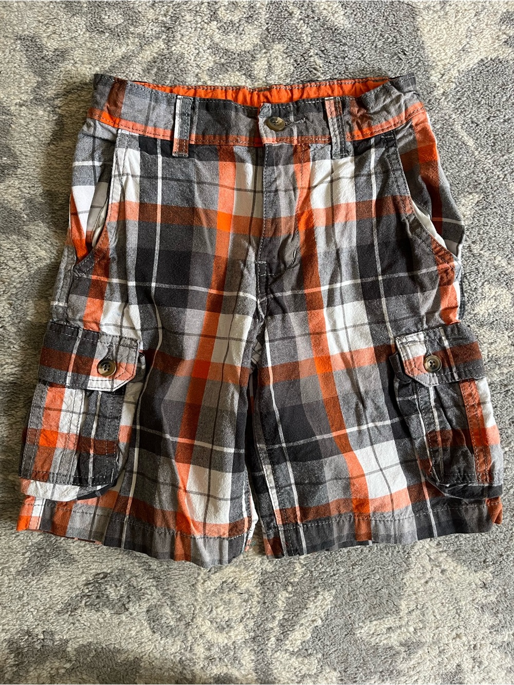 Boys Plaid Shorts